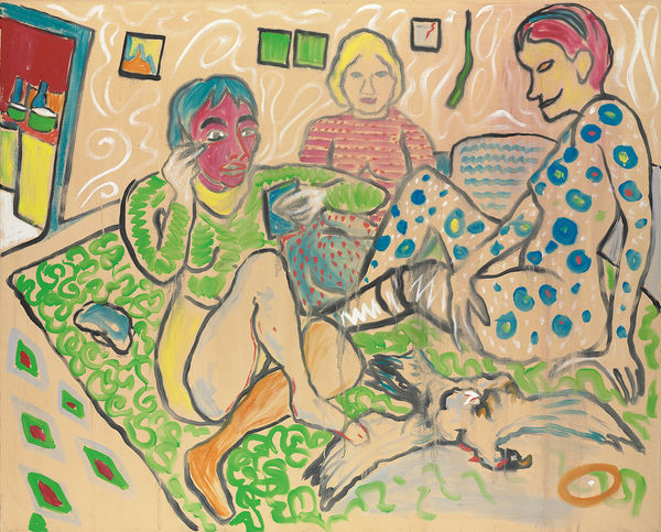 A. R. Penck, Ränitzgasse 19, 1977