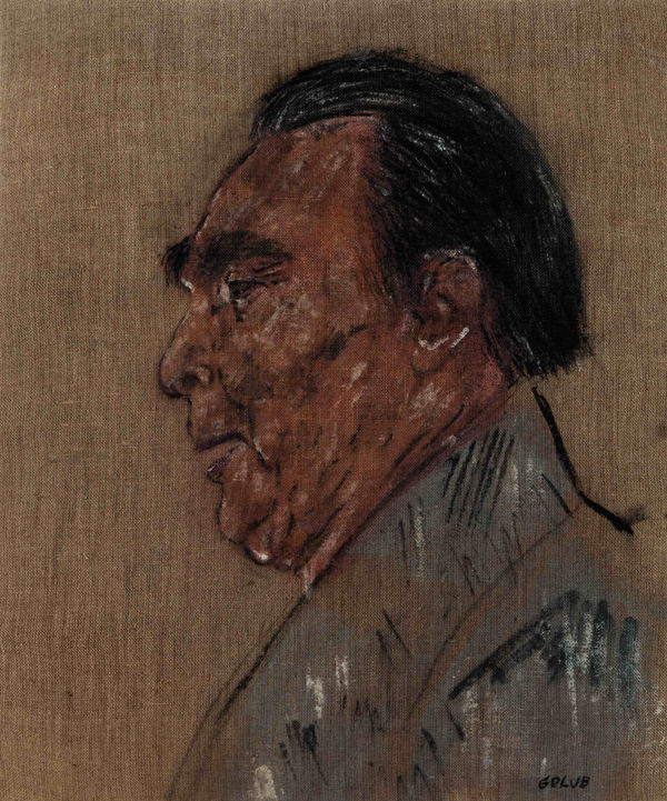 Leon Golub, Brezhnev II (1976), 1977