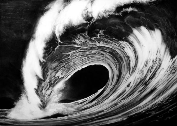 Robert Longo, Study for Skull Island, 2001