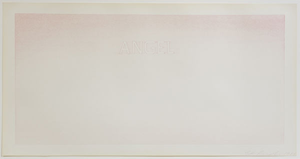 Ed Ruscha, Angel, 1984