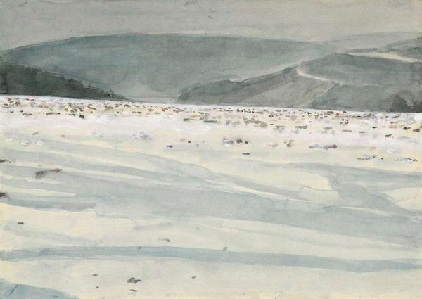 Anselm Kiefer, Landschaft bei Buchen, 1971