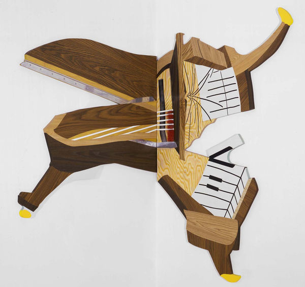 Richard Artschwager, Splatter Piano, 1999