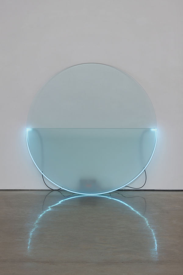 Keith Sonnier, Lit Circle Blue with Etched Glass (Lit Circles Series), 1968