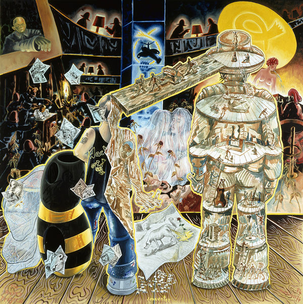 Jörg Immendorff, Sonnentor (Sun Gate), 1994