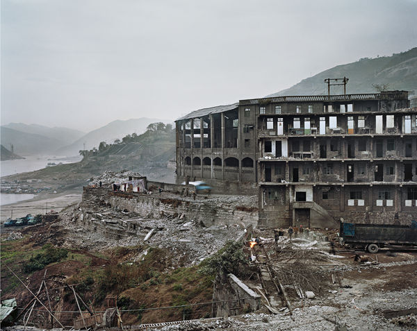 Edward Burtynsky, Feng Jie #8, Three Gorges Dam Project, Yangtze River, China, 2002
