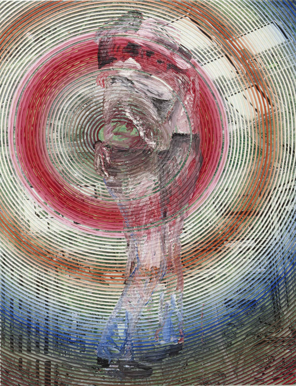 Dirk Skreber, Untitled (Concentric), 2004