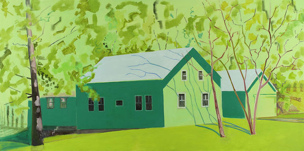 Lois Dodd, May in Vermont, 2007