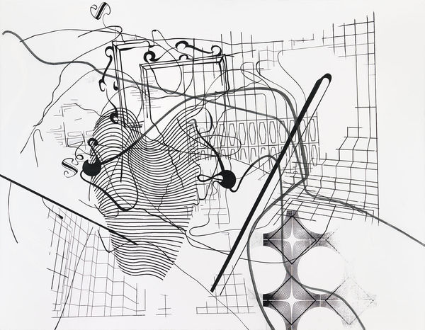 Albert Oehlen, Conduction 11, 2011