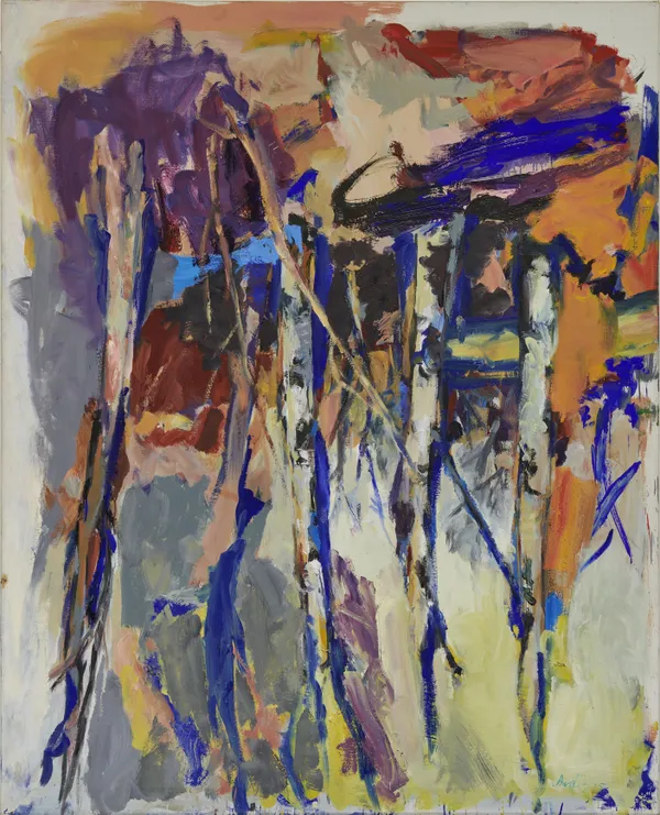 Georg Baselitz, Drei Birken (Three Birch Trees), 1974-75