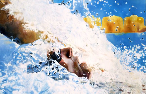 Malcolm Morley, Backstroke, 2004