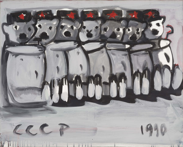 Karl-Horst Hödicke, CCCP, 1990