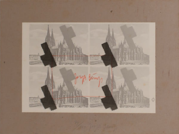 Joseph Beuys, Halved Felt Cross over Cologne (halbiertes Filzkreuz über Köln), 1977