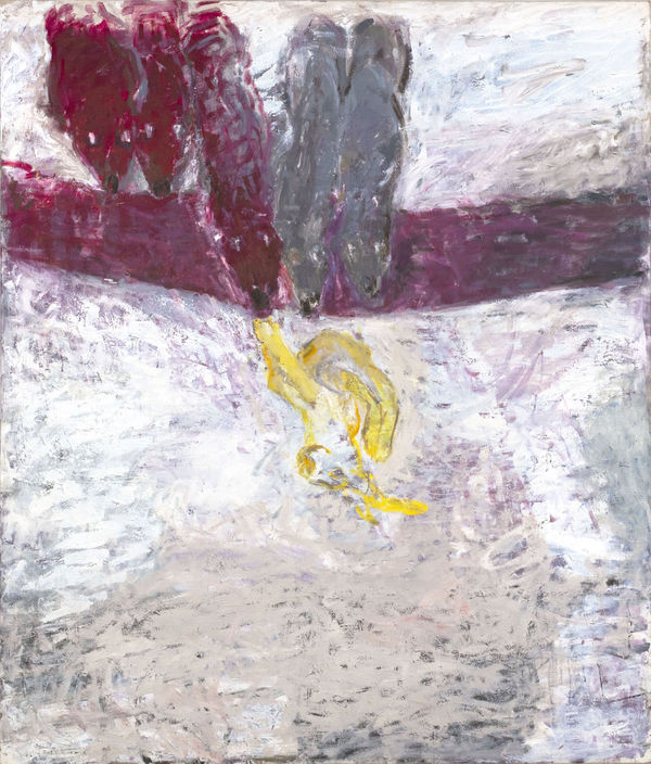 Susan Rothenberg, Lemon Flip Rabbit, 1991-92