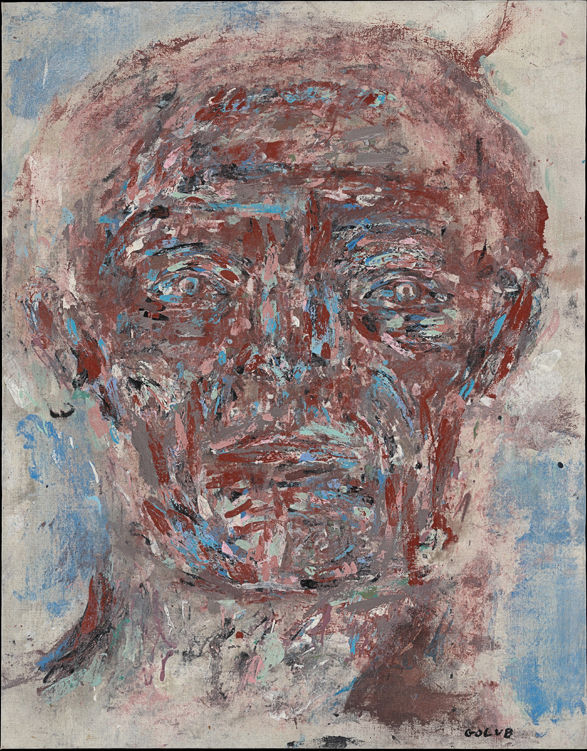 Leon Golub, Head (IX), 1968