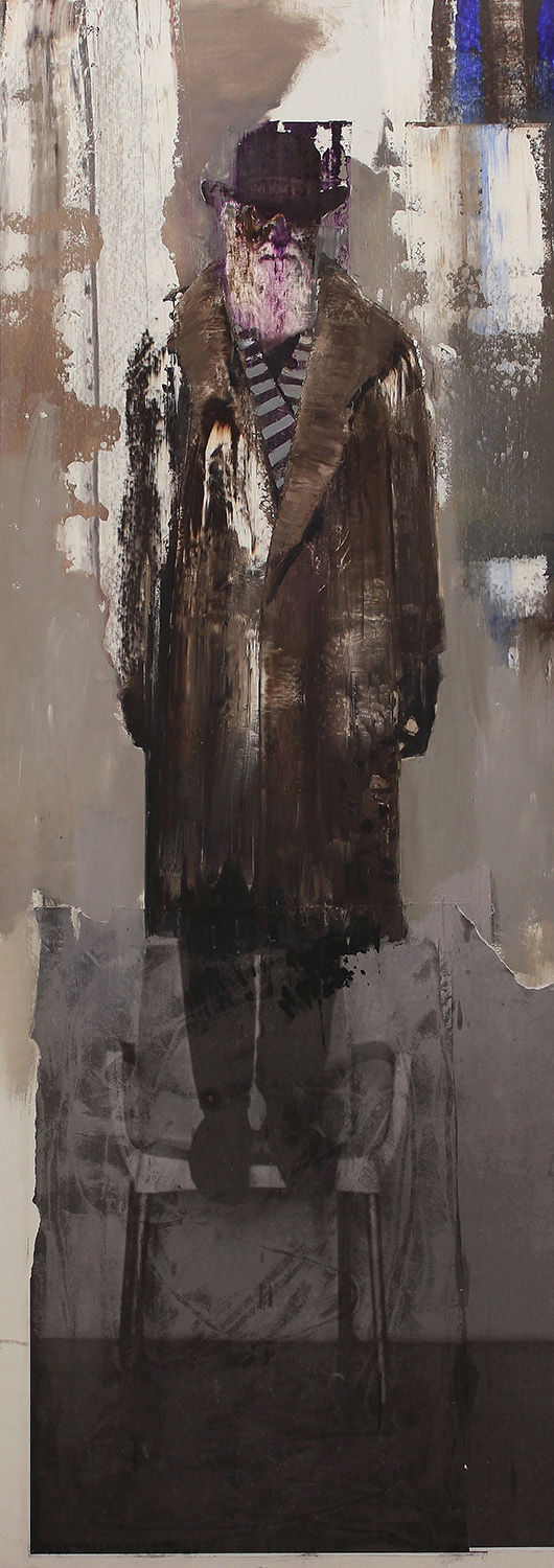 Adrian Ghenie, Selfportrait as Charles Darwin II, 2012