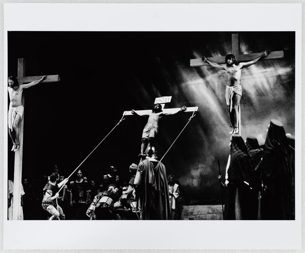 Helmut Newton, Christ on the Cross, 1990