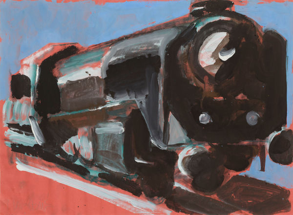 Markus Lüpertz, Lokomotive, 1967 ca.