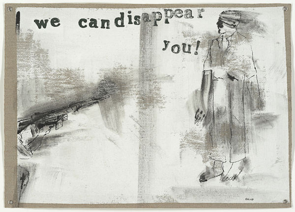 Leon Golub, We Can Disappear You #16, 2002