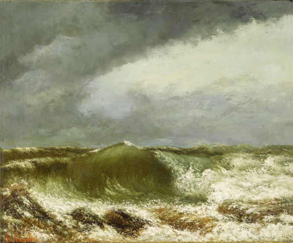 Gustave Courbet, La vague (The wave), n.d.