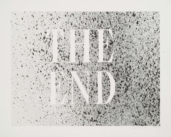 Ed Ruscha, The End #65, 2005