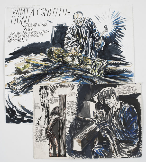 Raymond Pettibon, No Title (What a Constitution! ...), 2007