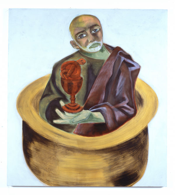 Francesco Clemente, Self-Portrait as St. John, 2011