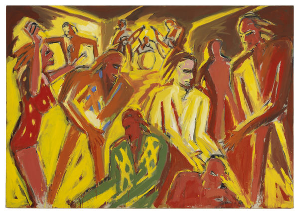 Helmut Middendorf, SO-36-gelb (Großstadteingeborene); SO-36-yellow (Natives of the big city), 1980