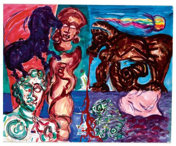 Malcolm Morley, Aegean Fantasies (Return of Ulysses), 1985