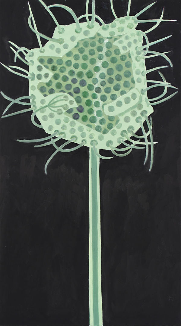 Lois Dodd, Queen Anne's Lace, 2017