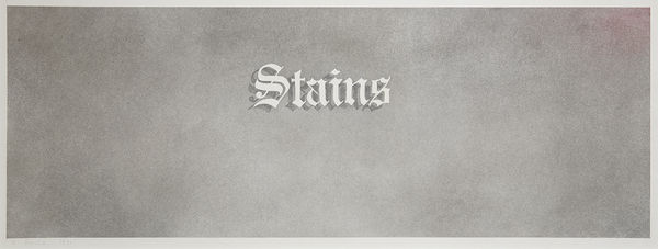 Ed Ruscha, Stains, 1970