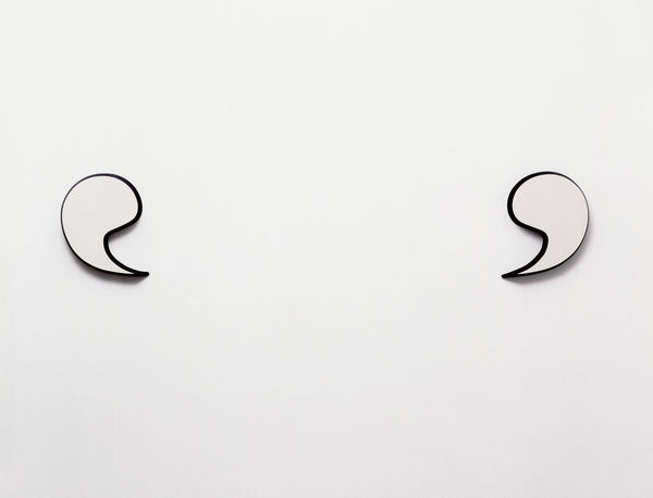 Richard Artschwager, Untitled (Quotation Marks), 1980