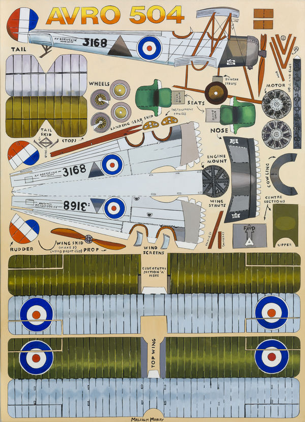 Malcolm Morley, Avro 504, 2001