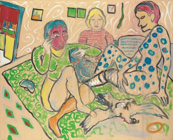 A. R. Penck, Ränitzgasse 19, 1977