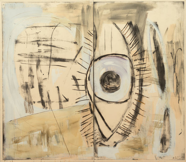 Albert Oehlen, Untitled (Eye), 1987