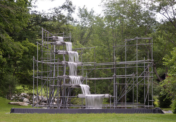 ARTNET NEWS, OLAFUR ELIASSON WATERFALL INAUGURATES VERMONT ART CENTER