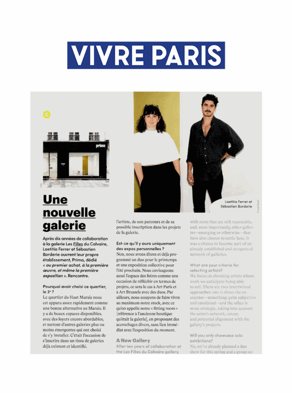 Une nouvelle galerie