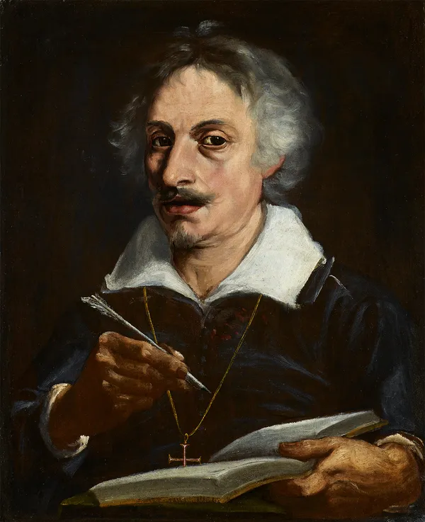 Paolo Guidotti Borghese (Lucca 1569 c.-Rome 1629), Self-Portrait as a Man of Letters, Rome, c. 1615-1620