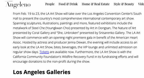 What To Do During Los Angeles Art Week
