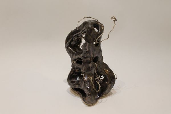 Lola Marine Entangled Dichotomy Glazed ceramic, dried orchid roots 17.5 x 9 x 8cm £570
