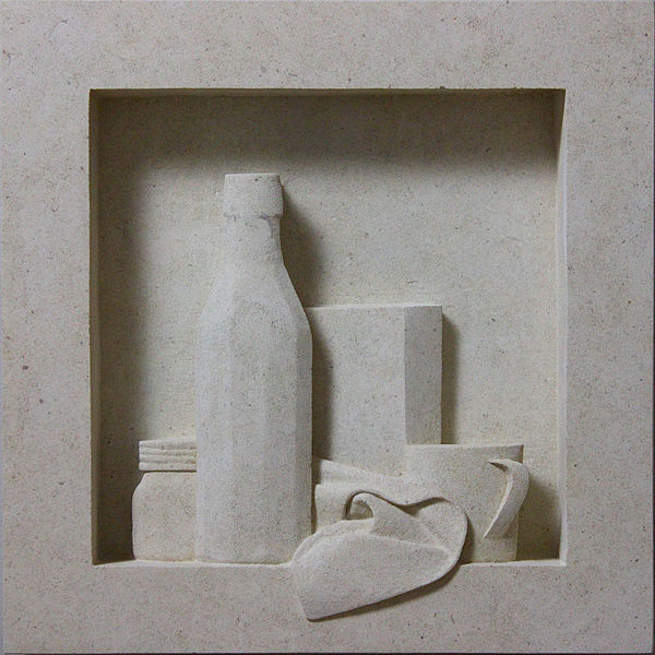 Gabriele Risso Still Life I Carved block, lavoux limestone £2,160