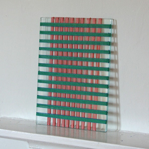Katya Derksen Stacked #1 Thread and hardened glass 32 x 22.6 x 0.3cm £1,380