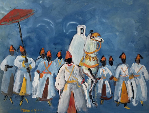 Hassan El Glaoui - Chevaux en liberté, 1985