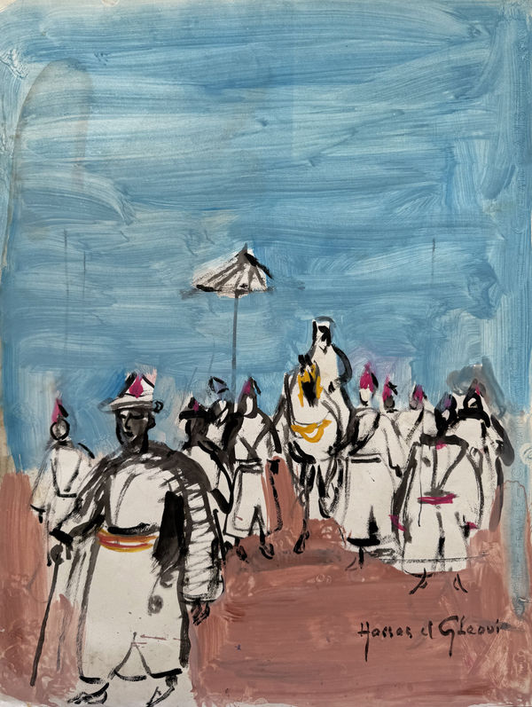 Hassan El Glaoui, La sortie du Roi, 1980