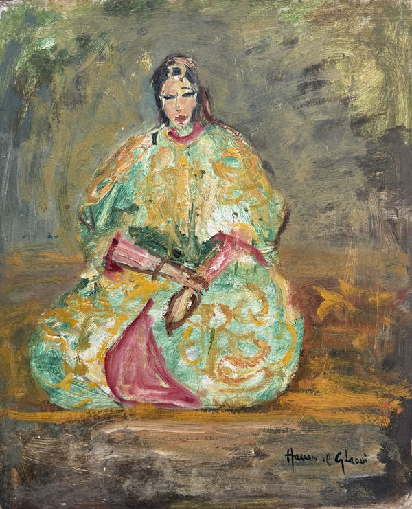 Hassan El Glaoui, Houria en caftan de mariée, 1969