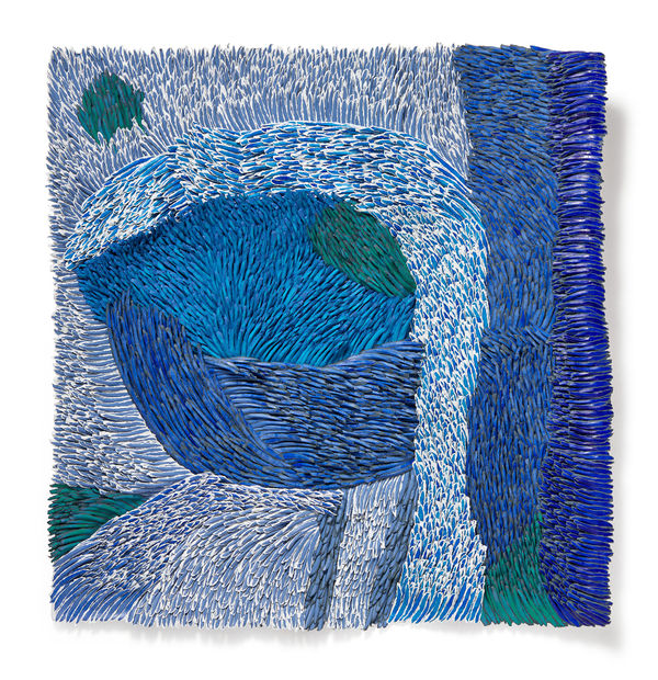 Bianca Severijns, paper art, paper artists, contemporary art, contemporary artist, artwork, Sea Swirls 2, 2021