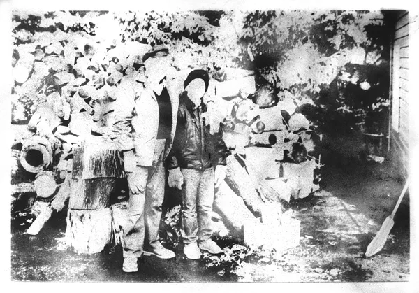 The Woodpile, 2026 Powdered graphite on paper 14 x 20 inches