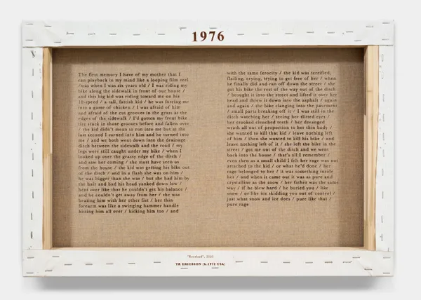 1976, 2025 oil on canvas 18 x 26 inches B-side