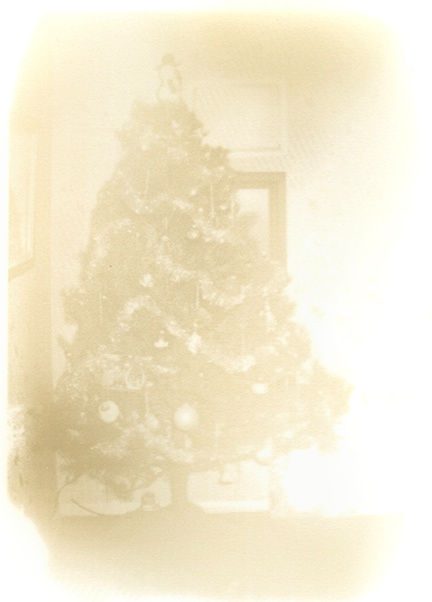 Tinsel Time, 2008 Nicotine on paper 20 x 16 inches