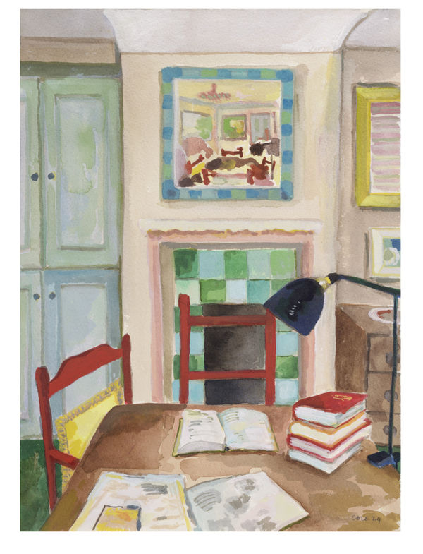 Lottie Cole 10 Magnum Opus Iii Watercolour And Gouache 2024 36X26 Cm