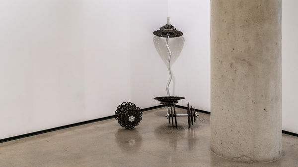 In her space installation